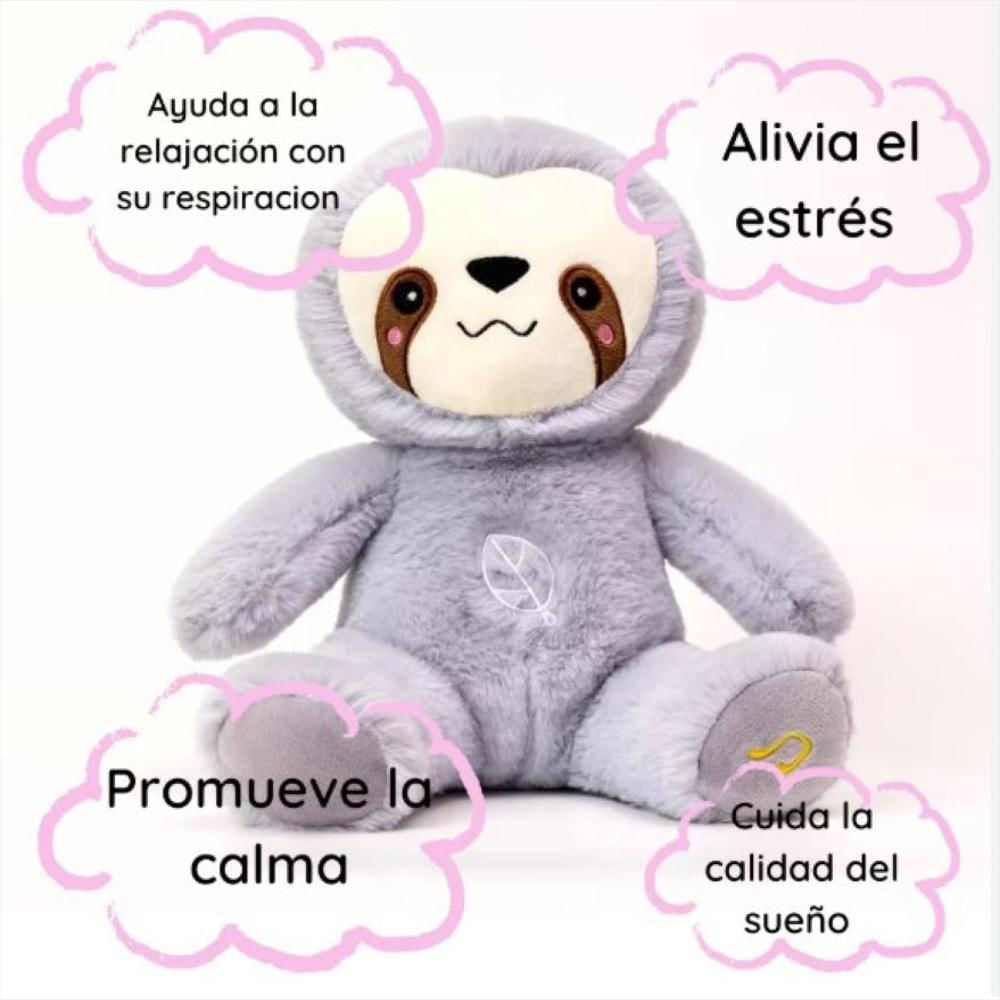 Peluche Oso Perezoso Que Respira Tranquiliza Recargable img #3