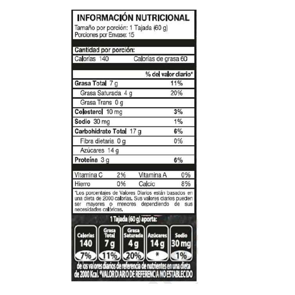 Torta GOLD Fr Roj Gt CREM HELADO Gts espatula (900  gr) img #2