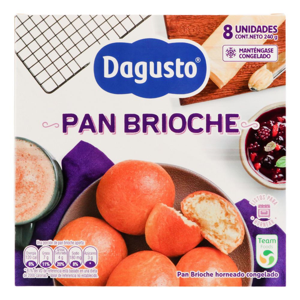 Pan DAGUSTO Brioche horneado (240 gr)