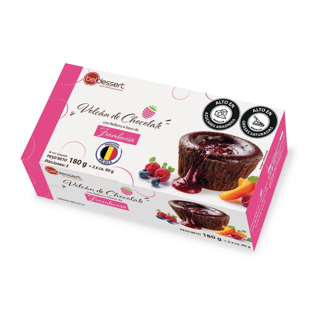 Volcan frambuesa BELDESSERT  (180  gr)