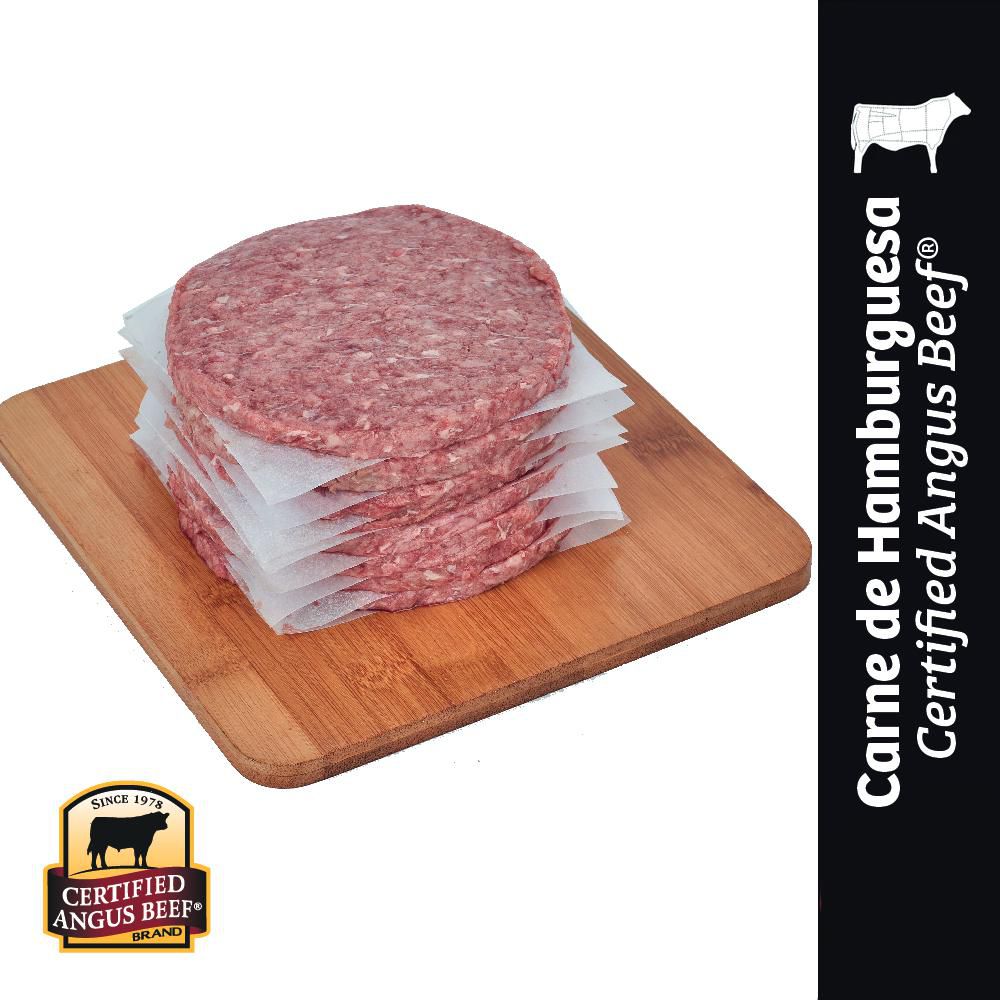 Carne hamburguesa CERTIFIED ANGUS BEEF fresca (720 gr)
