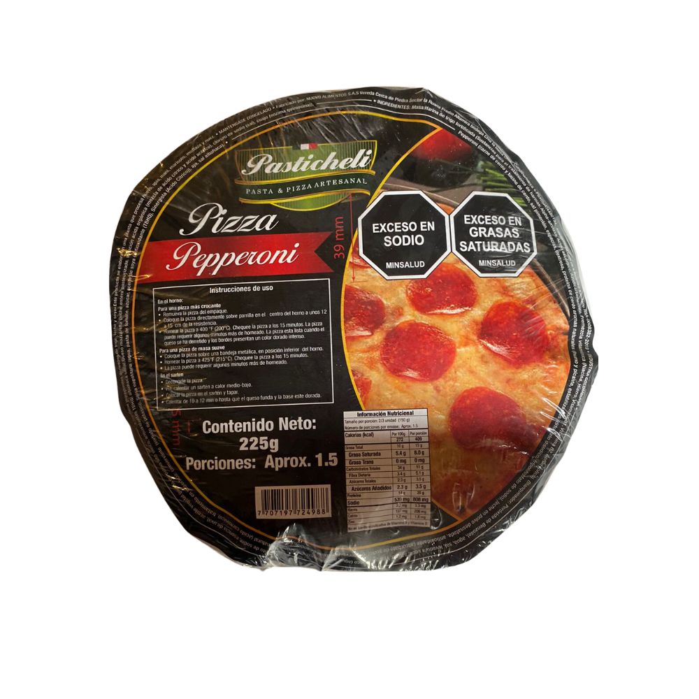 Pch Pizza Peperoni PASTICHELI 225 gr