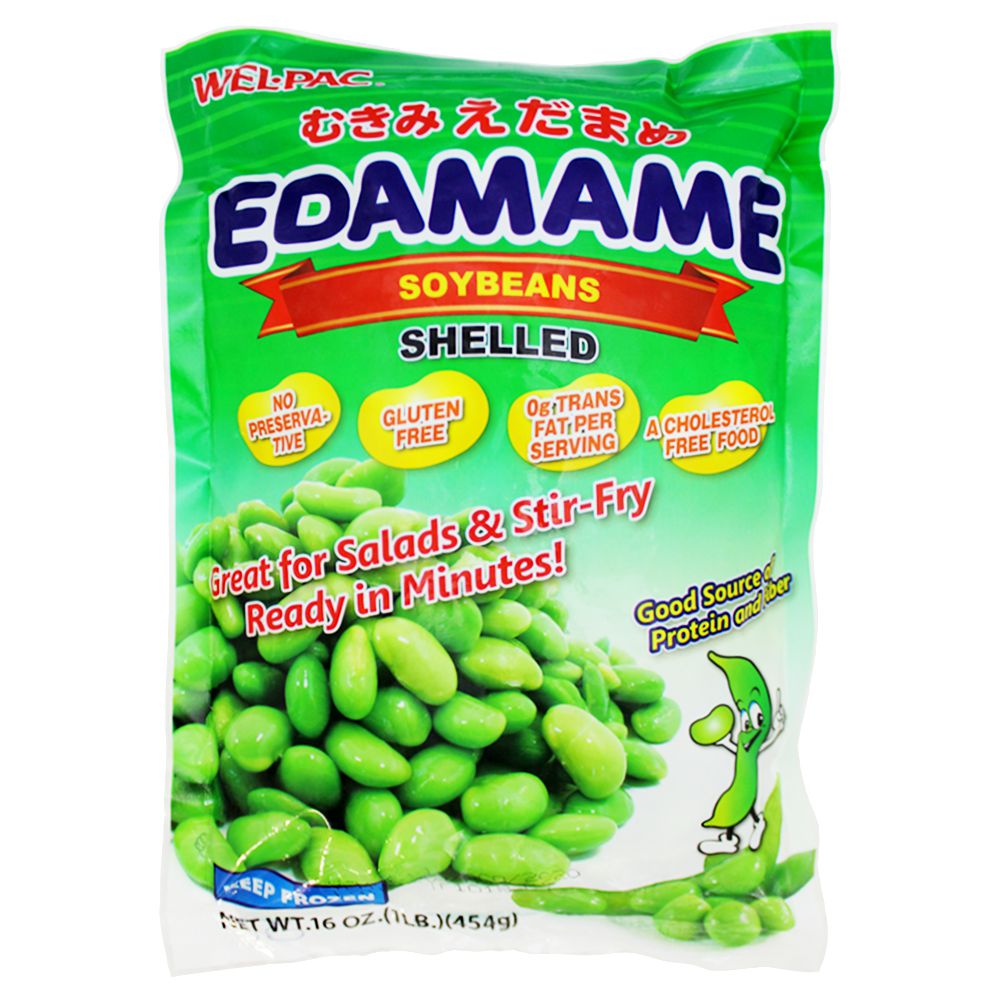 Edamame Sin Cascara WELPAC 454 gr