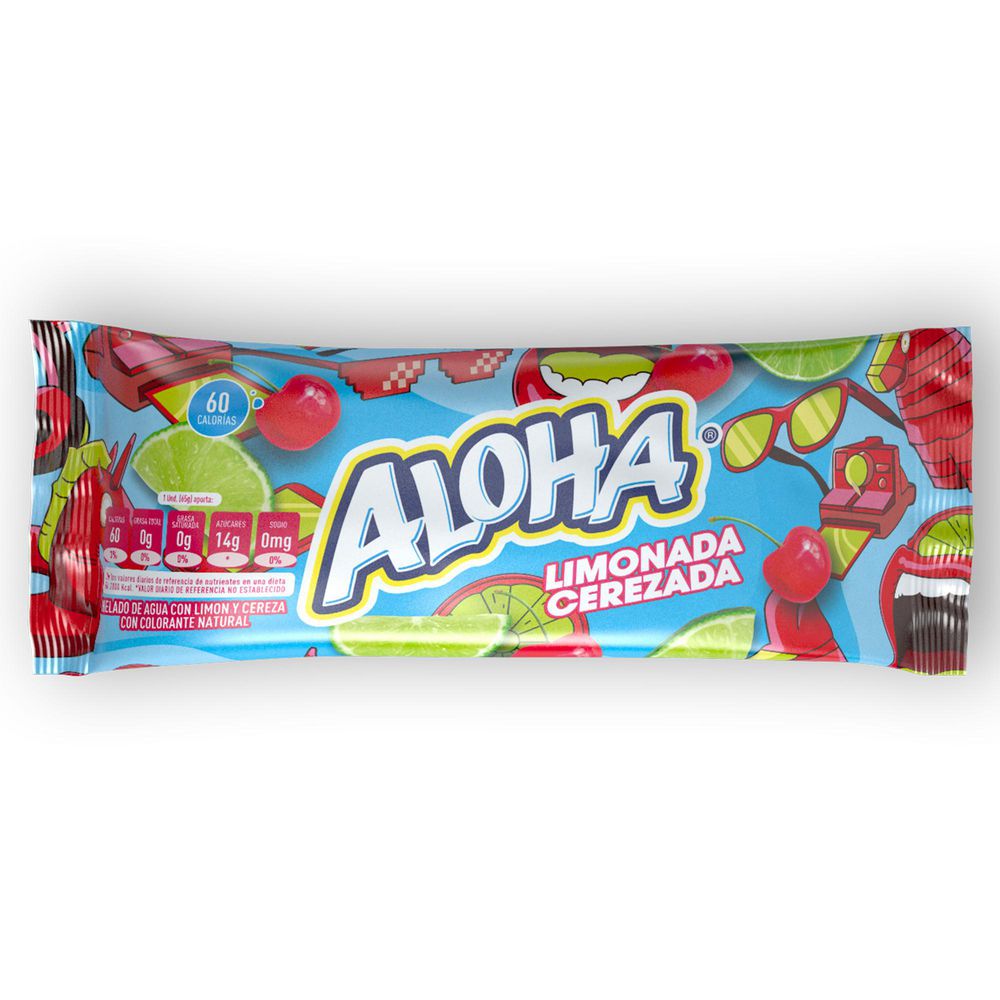 Paleta ALOHA Limonada Cerezada (65  gr) img #1