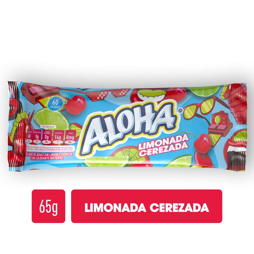 Paleta ALOHA Limonada Cerezada (65  gr) img #2