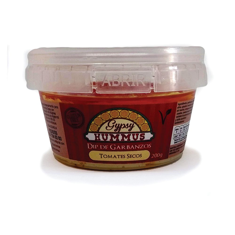 Hummus Tomates Secos GYPSY HUMMUS 200 gr