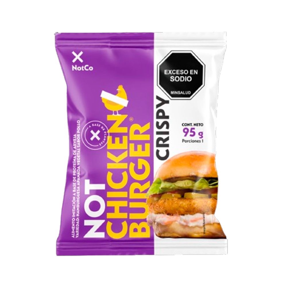 Not Hamburguesa Vegetal Pollo X NOTCO 95  gr img #2