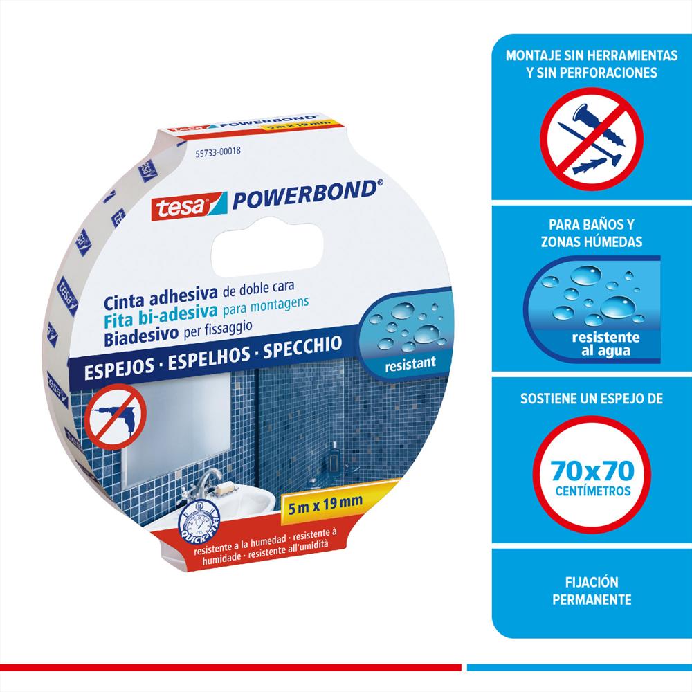 Cinta Doble Faz Espejos 19Mmx5m Tesa img #2