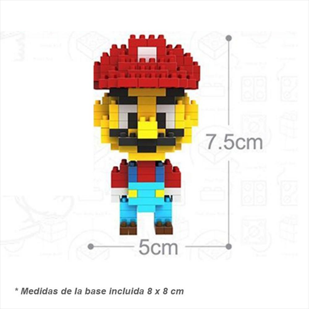 Super Mario Bros Bloques Armables 3D Tipo Lego Juguete 3321 img #3