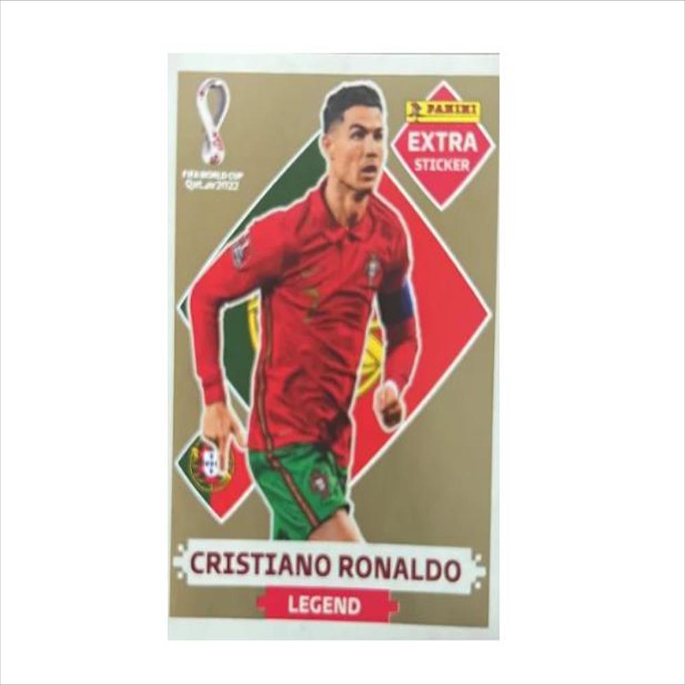 Lamina Oro Gold Extra Legend Cristiano Ronaldo Panini Qatar img #1