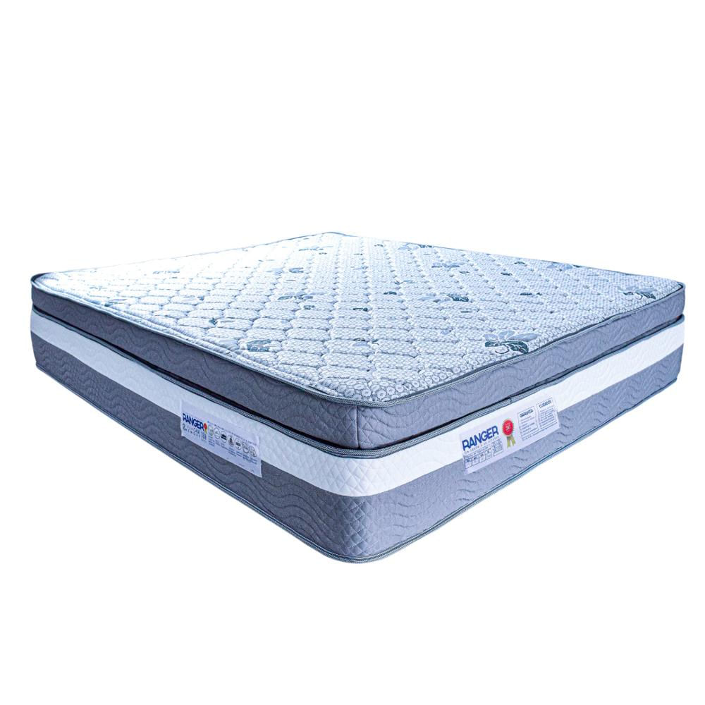 Colchón Ranger (160 X 190 Cm) Queen Memory Ultra Foamcase Anatómico Resortado Suave
