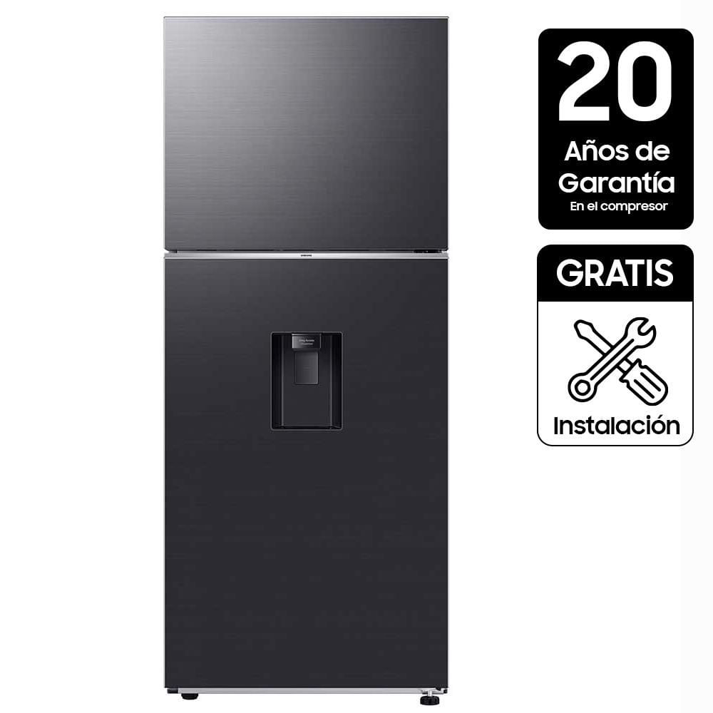 Nevera SAMSUNG No Frost Congelador Superior 382 Lts RT38DG6770B1CO Negro