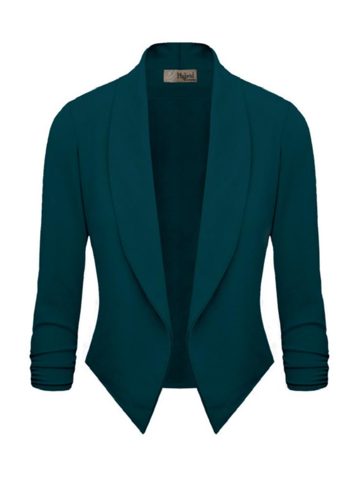 Blazer Casual Para Mujer Aguamarina img #2
