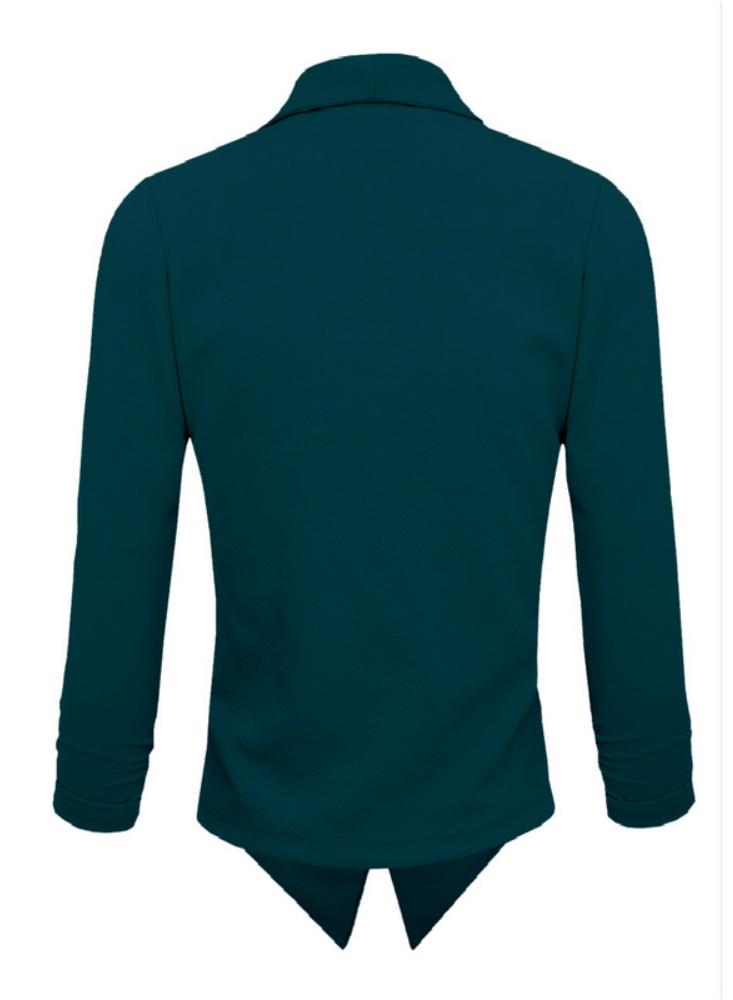 Blazer Casual Para Mujer Aguamarina img #3