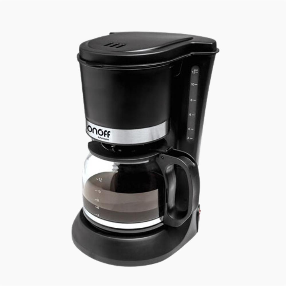 Cafetera On Off Eléctrica 12 Tazas Negra