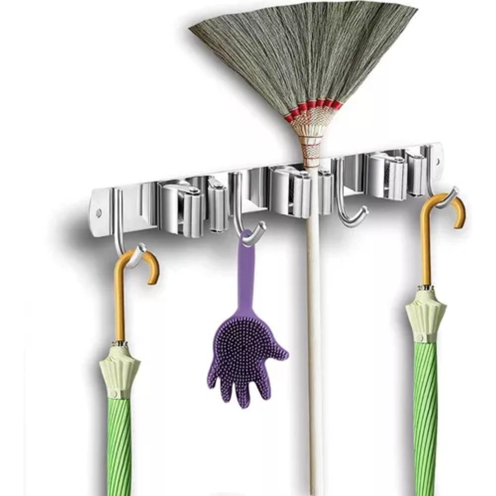 Organizador Soporte De Pared Trapero Escoba. Hogar