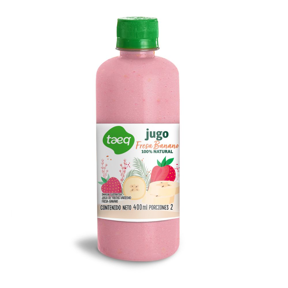 Jugo Fresa banano TAEQ Jugo Fresa banano (400  ml)