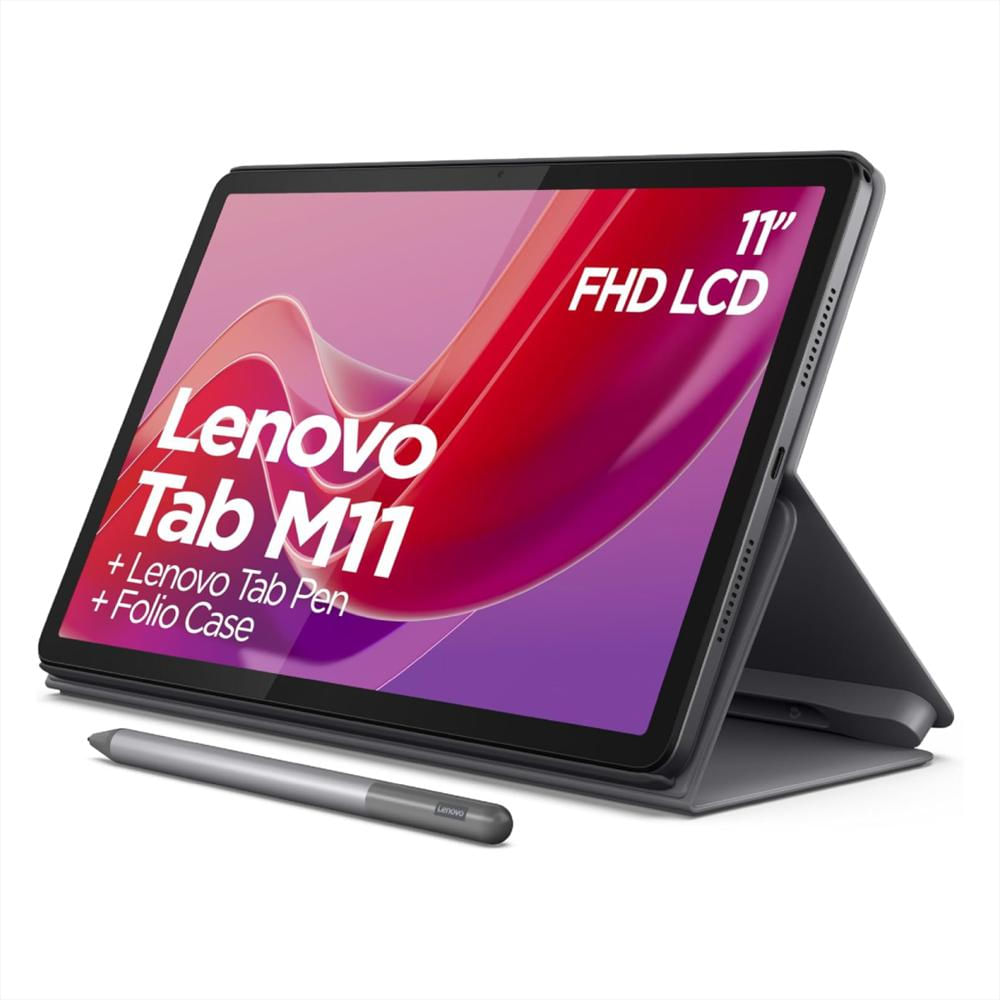 Tablet Lenovo M11 128Gb 8Gb Ram + Lapiz Tap Pen Plus + Folio Case