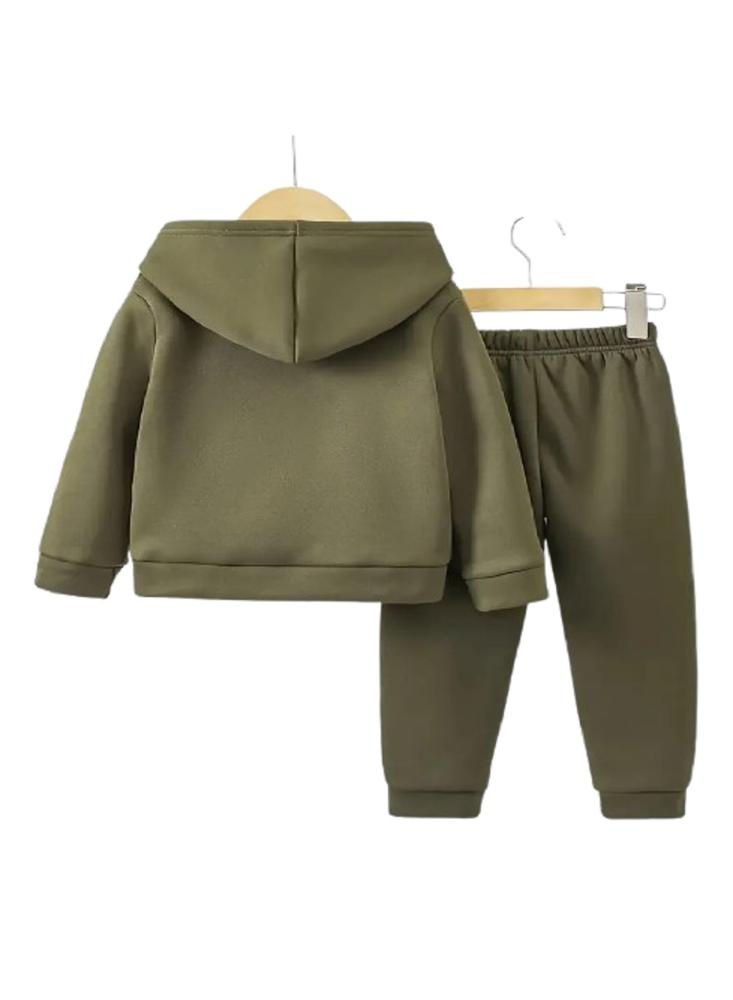 Conjunto De Sudadera Verde Con Astronauta img #2