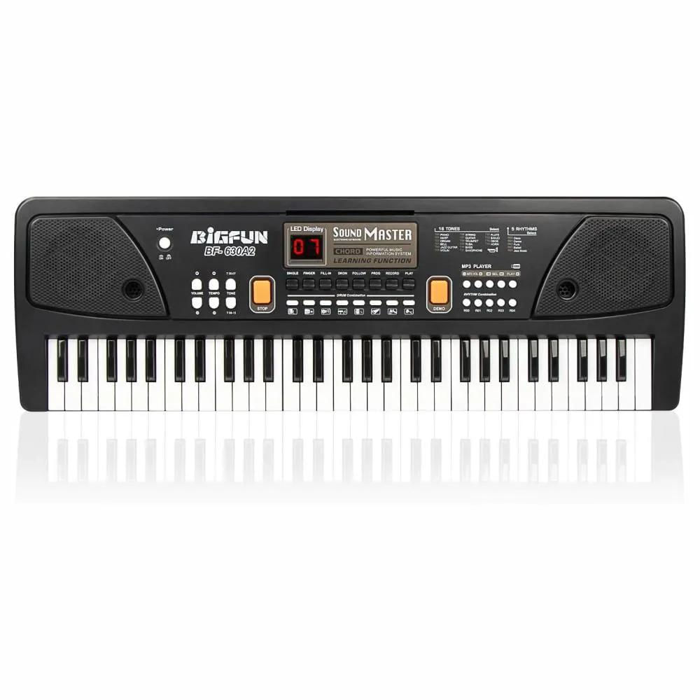 Piano Organeta Musical Para Niños 61 Teclas Con Micrfono