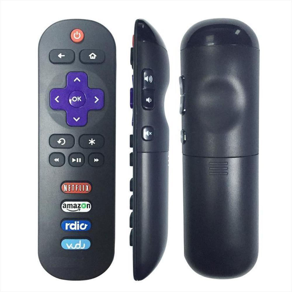 Control Remoto Compatible Roku Para Tv Tcl Roku, 4 Botones Directos Streaming Netflix, Amazon, Rdio, Vudu, Repuesto