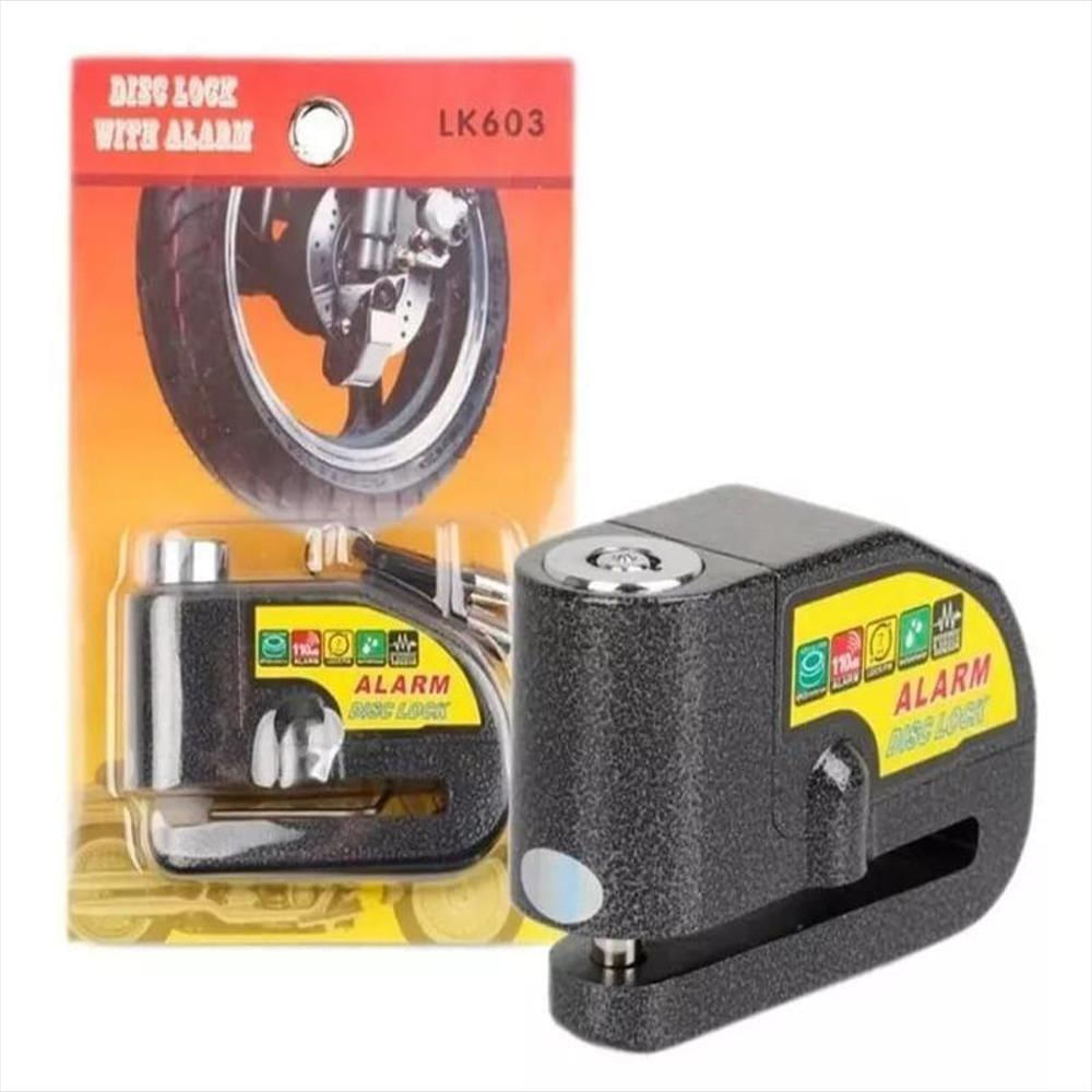 Candado De Moto Con Alarma Antirrobo