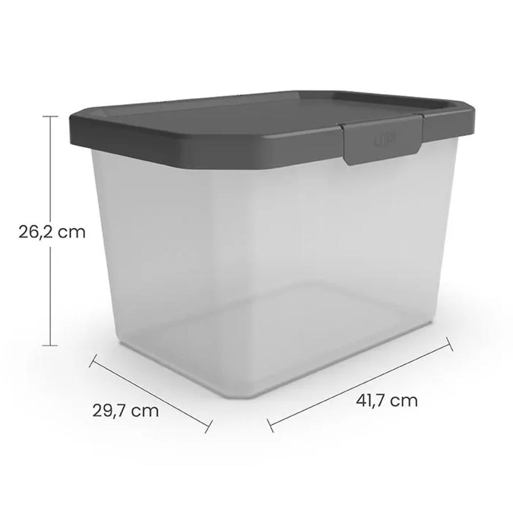 Caja Organizadora Estrabox 20L Estra 4 1048114 Transparente img #2