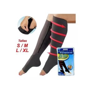 Medias De Compresion Anti Varices Unisex Talla Estandar L Xl