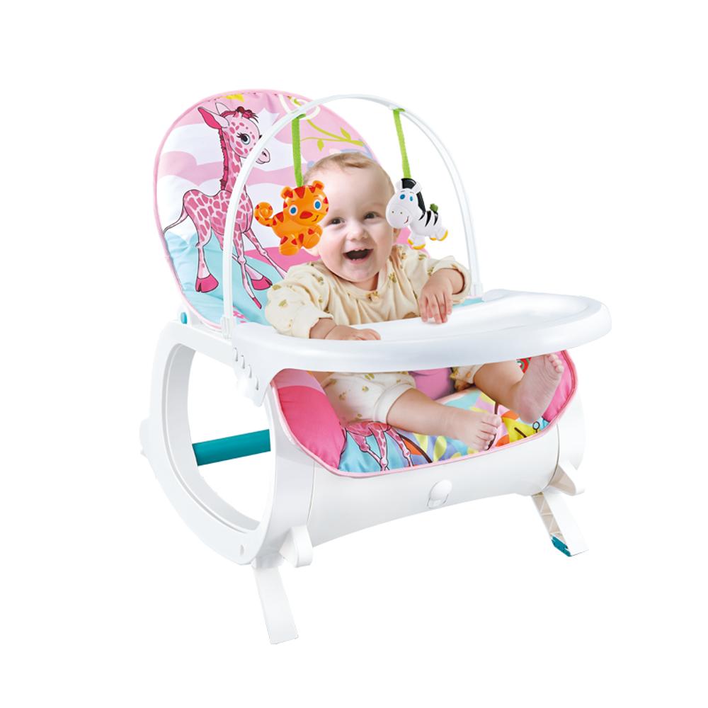 Silla Mecedora Vibradora Crece Conmigo Bebe Selva & Comedor img #2