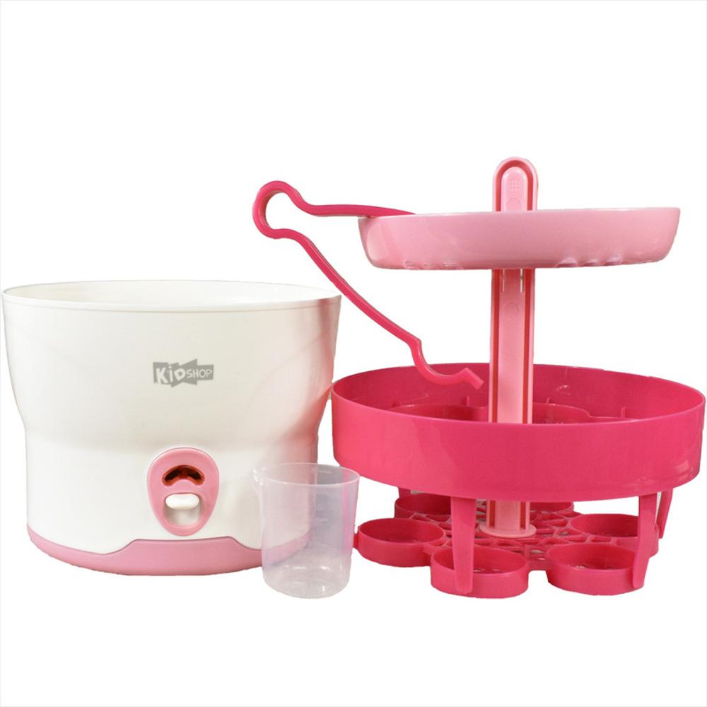 Esterilizador Eléctrico De Teteros Para Bebé Rosa