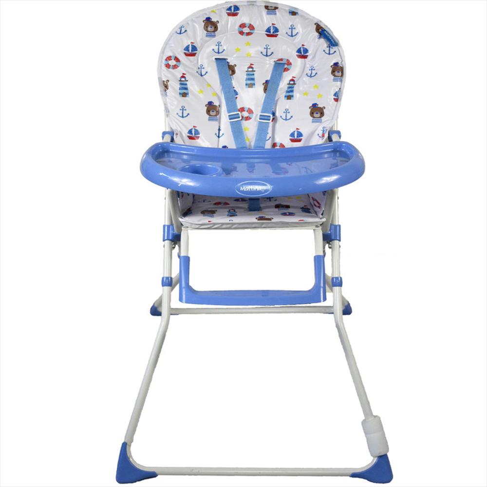 Silla Comedor Para Bebé Azul