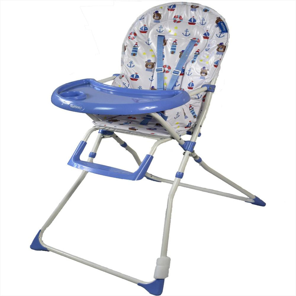 Silla Comedor Para Bebé Azul img #2