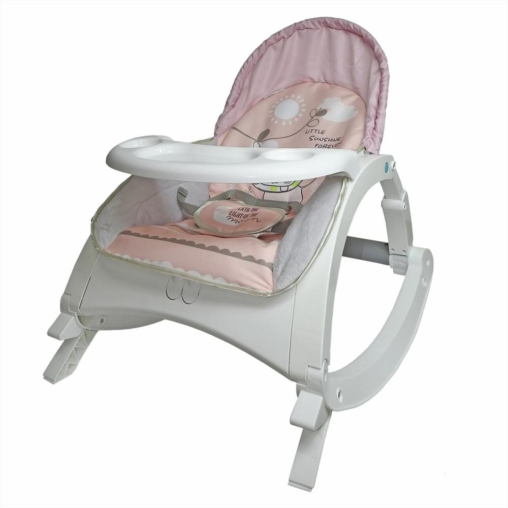 Silla Vibradora Bebe Rosada