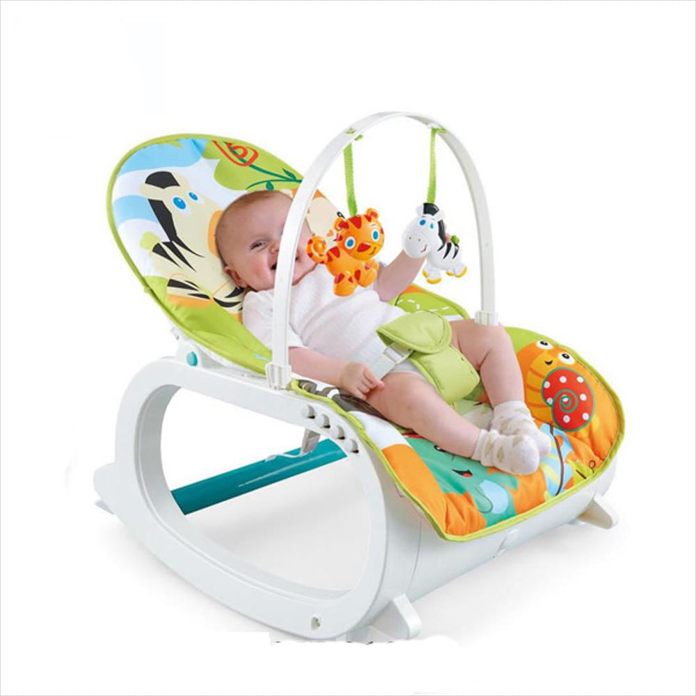 Silla Mecedora Vibradora Crece Conmigo Bebe Selva & Comedor Niño