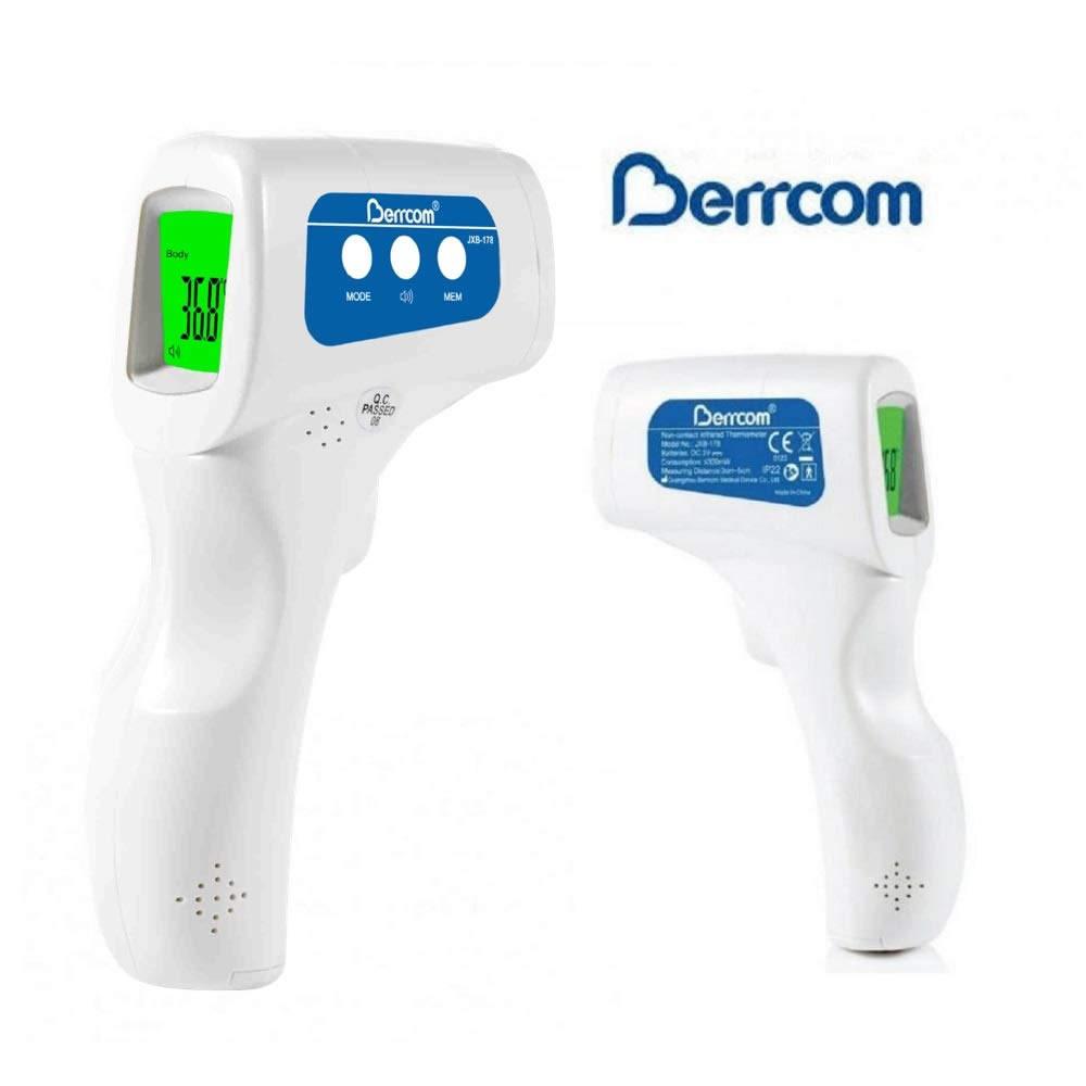 Termómetro Digital Infrarrojo Corporal Sin Contacto Berrcom
