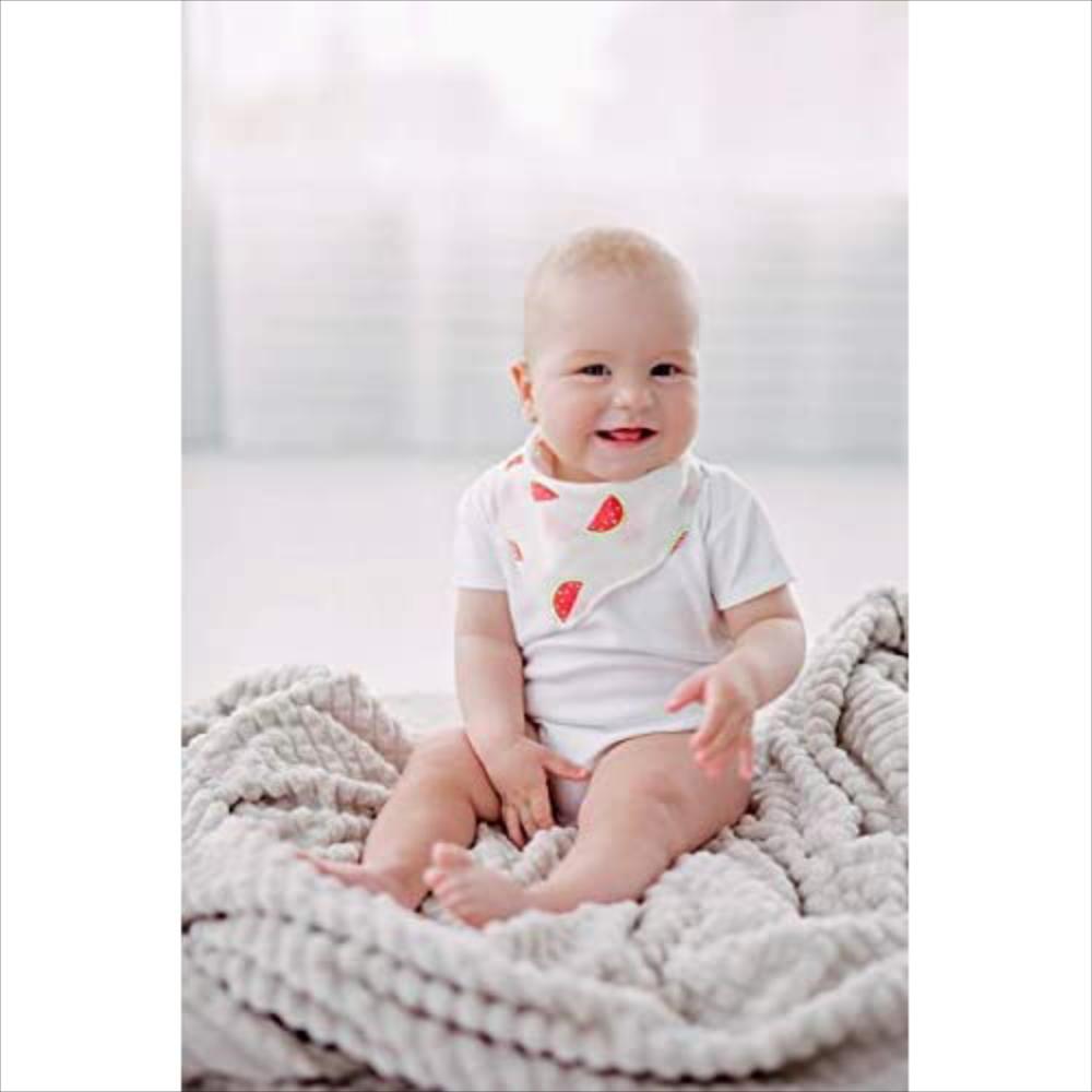 Paquete De 8 100 Baberos Bandana Orgánica Para Bebés. img #5