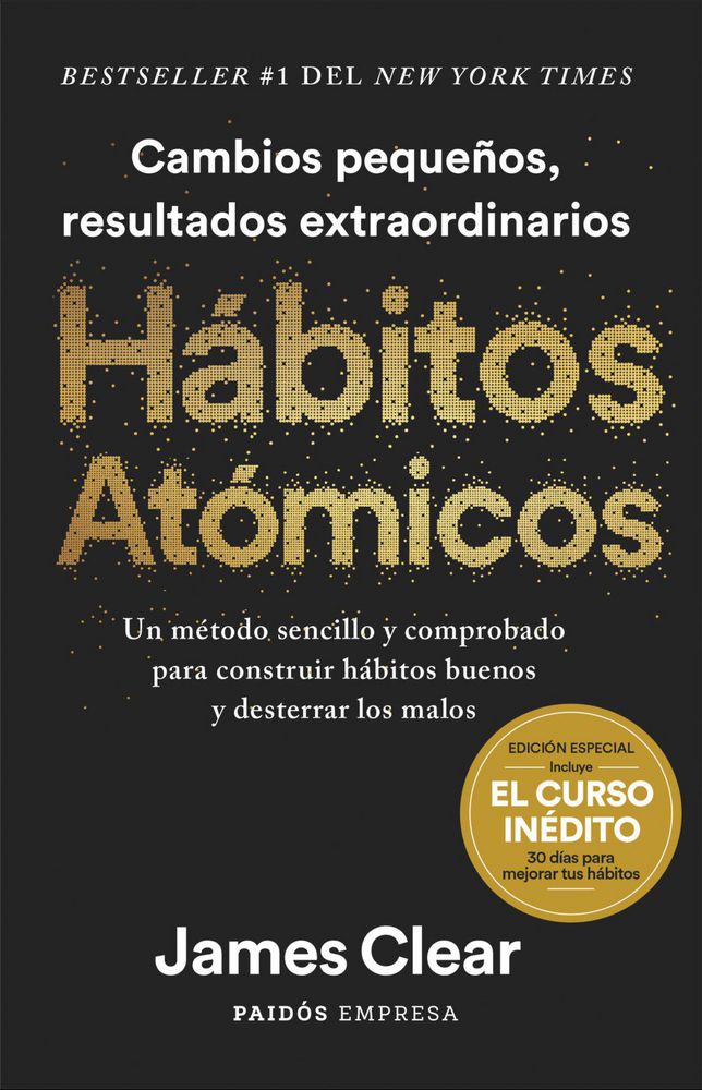 Hábitos Atómicos Tapa Dura, James Clear