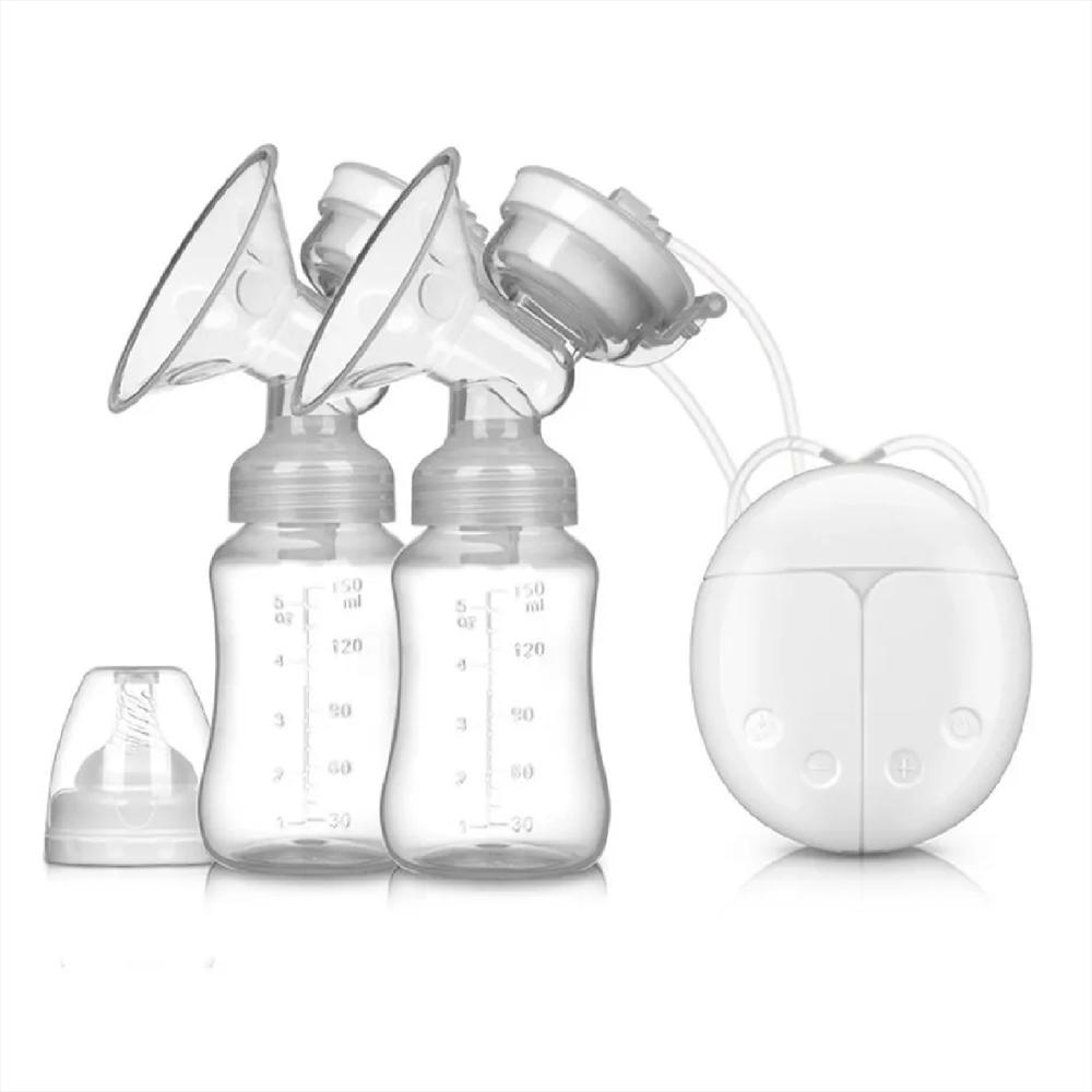Extractor De Leche Materna Eléctrico 2 Senos Con Teteros