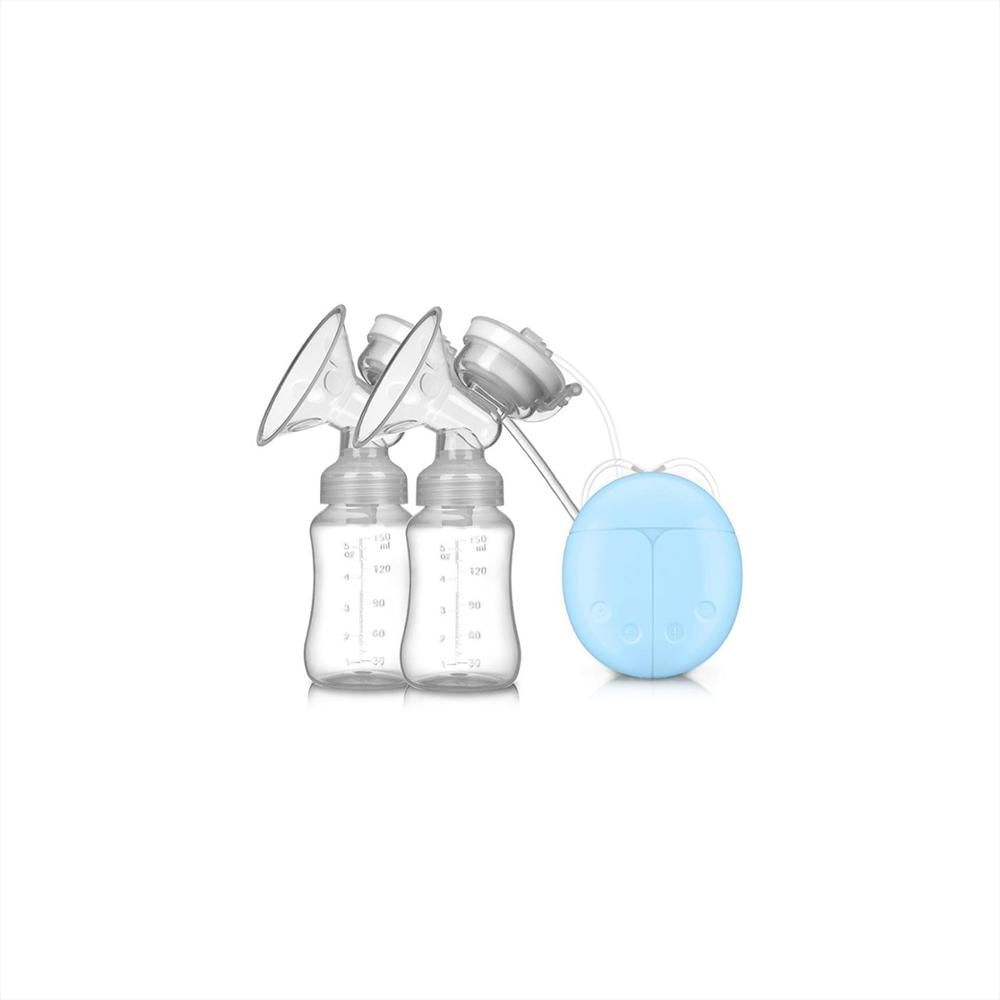 Extractor Eléctrico Doble De Leche Materna Only Baby Azul