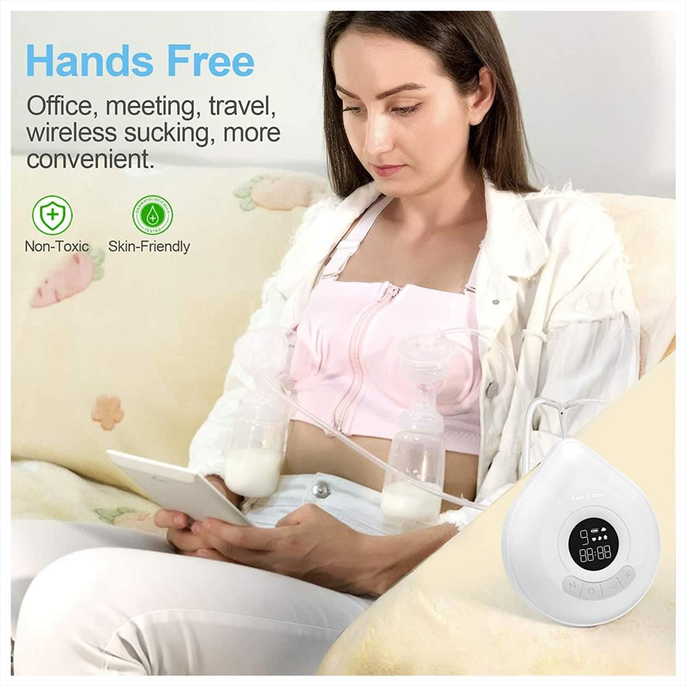 Extractor De Leche Materna Doble Recargable Con Indicador Digital img #2