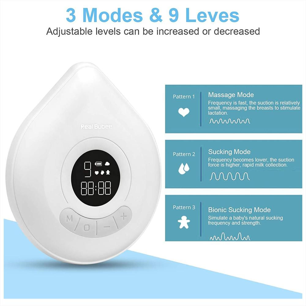 Extractor De Leche Materna Doble Recargable Con Indicador Digital img #3