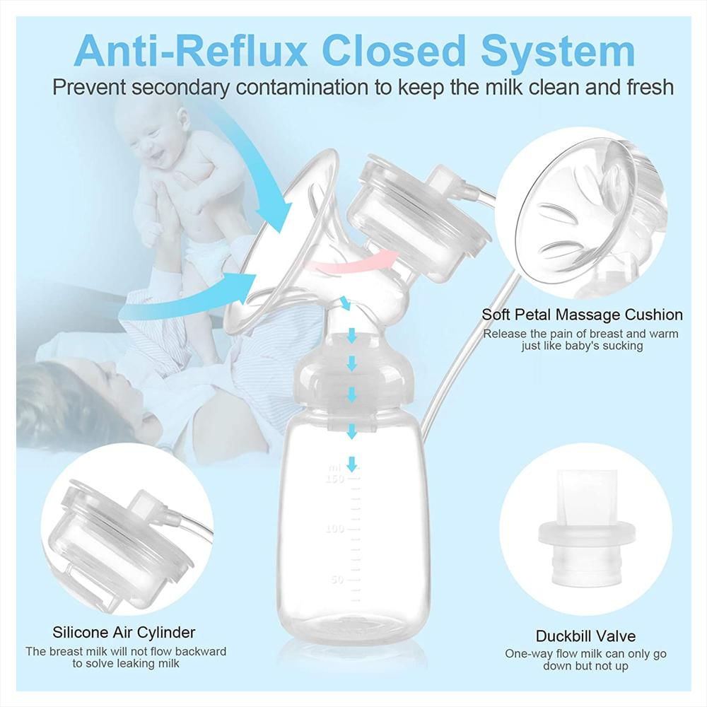 Extractor De Leche Materna Doble Recargable Con Indicador Digital img #4