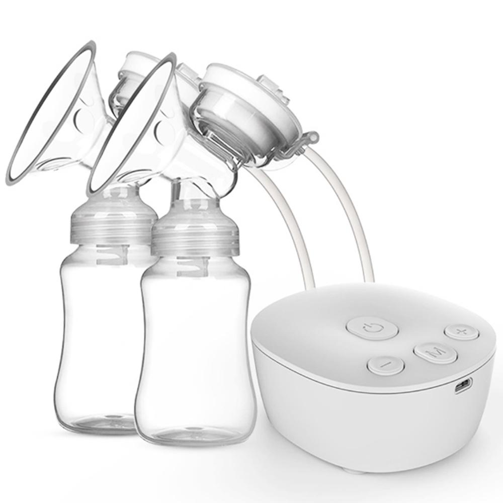 Extractor Leche Electrico Doble Botella Almacenamiento Portatil
