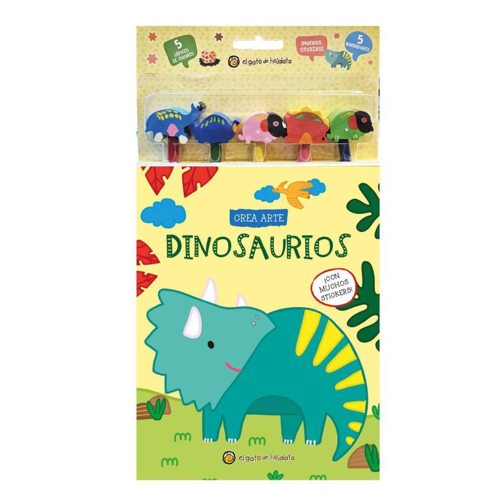 Crear Arte Dinosaurios Lapices Y Borradores , De Hojalata, El Gato img #1