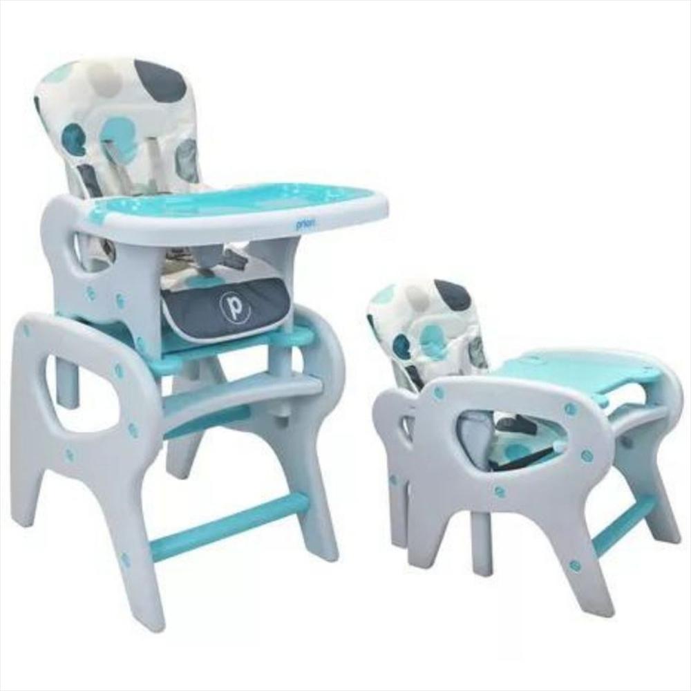 Comedor Para Bebe 2 En 1 Tipo Escritorio. Priori Azul Celeste