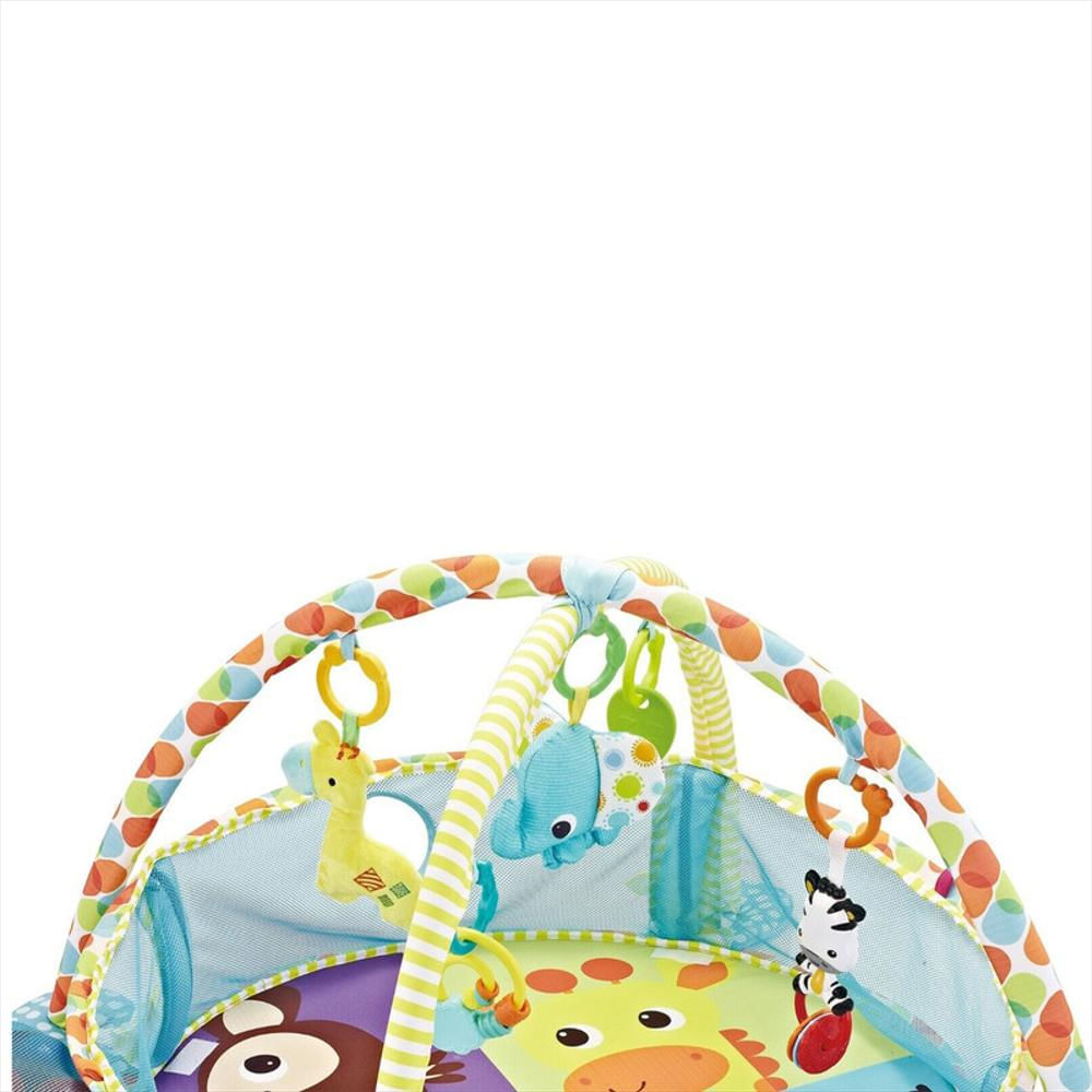 Gimnasio Piscina Pelotas Para Bebé Tortuga Azul img #3