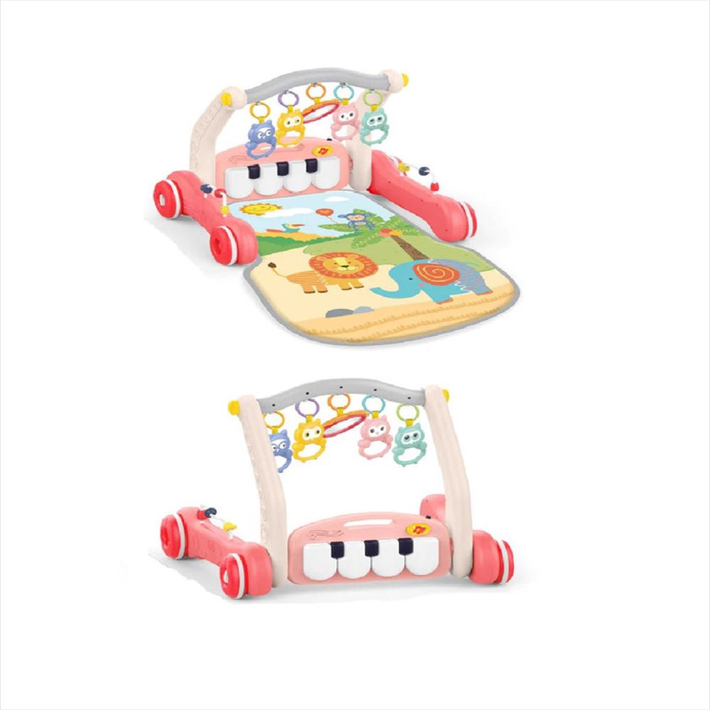 Gimnasio Andadera Caminador Piano Musical Huanger Bebes 2 En 1