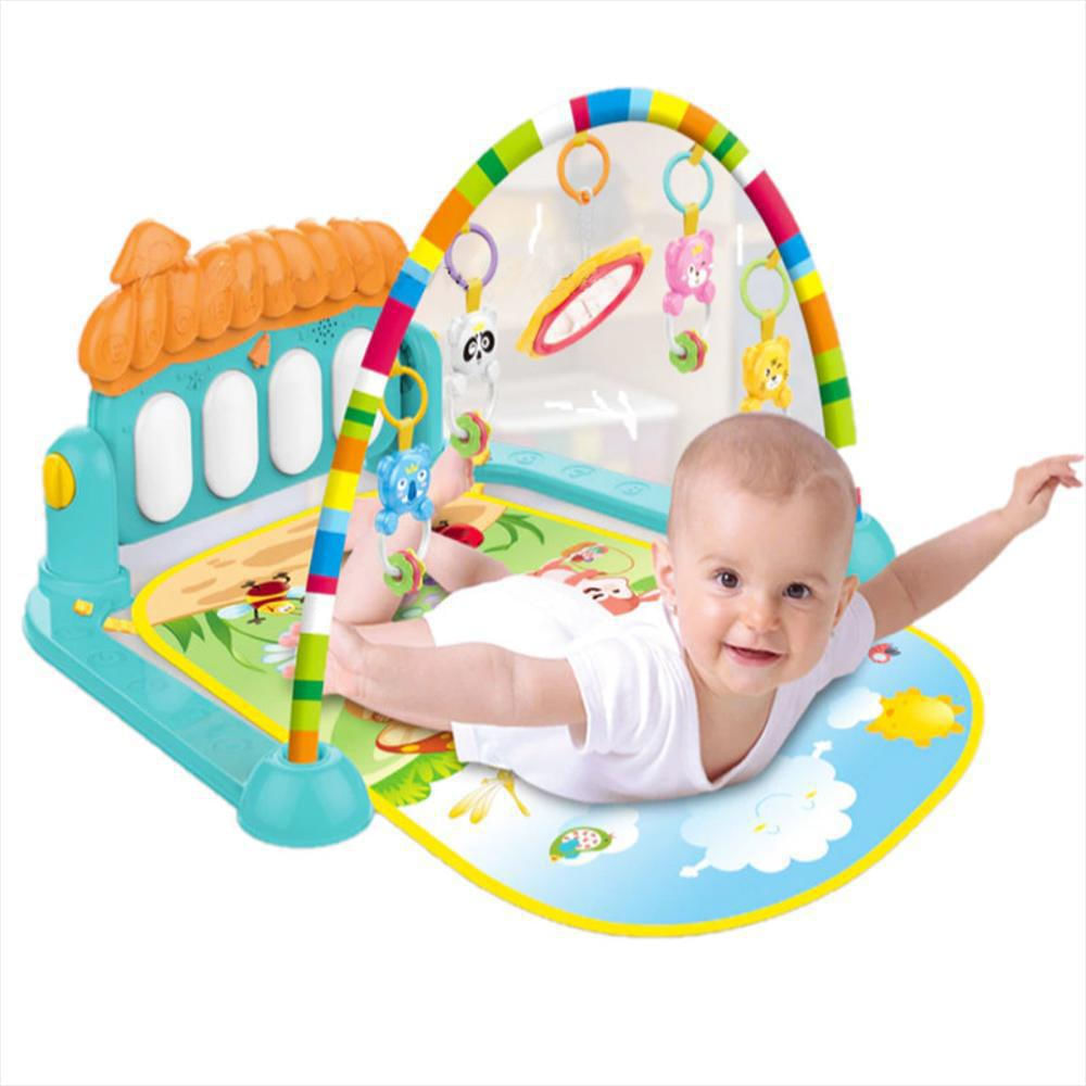 Gimnasio Bebé Multifuncional Piano Musical Didáctico Hongo Niño