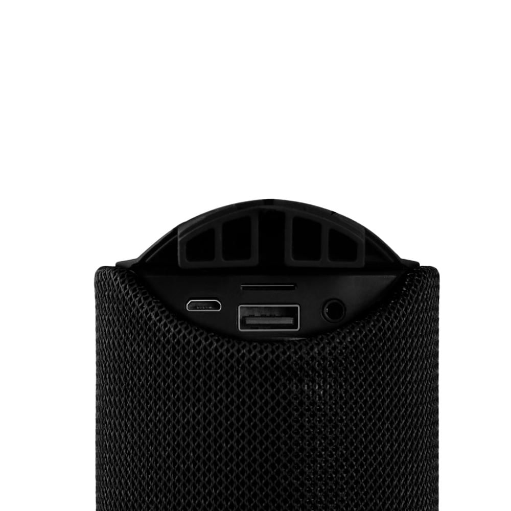 Parlante Inalámbrico Argomtech Bluetooth Drumbeats TWS Negro img #4