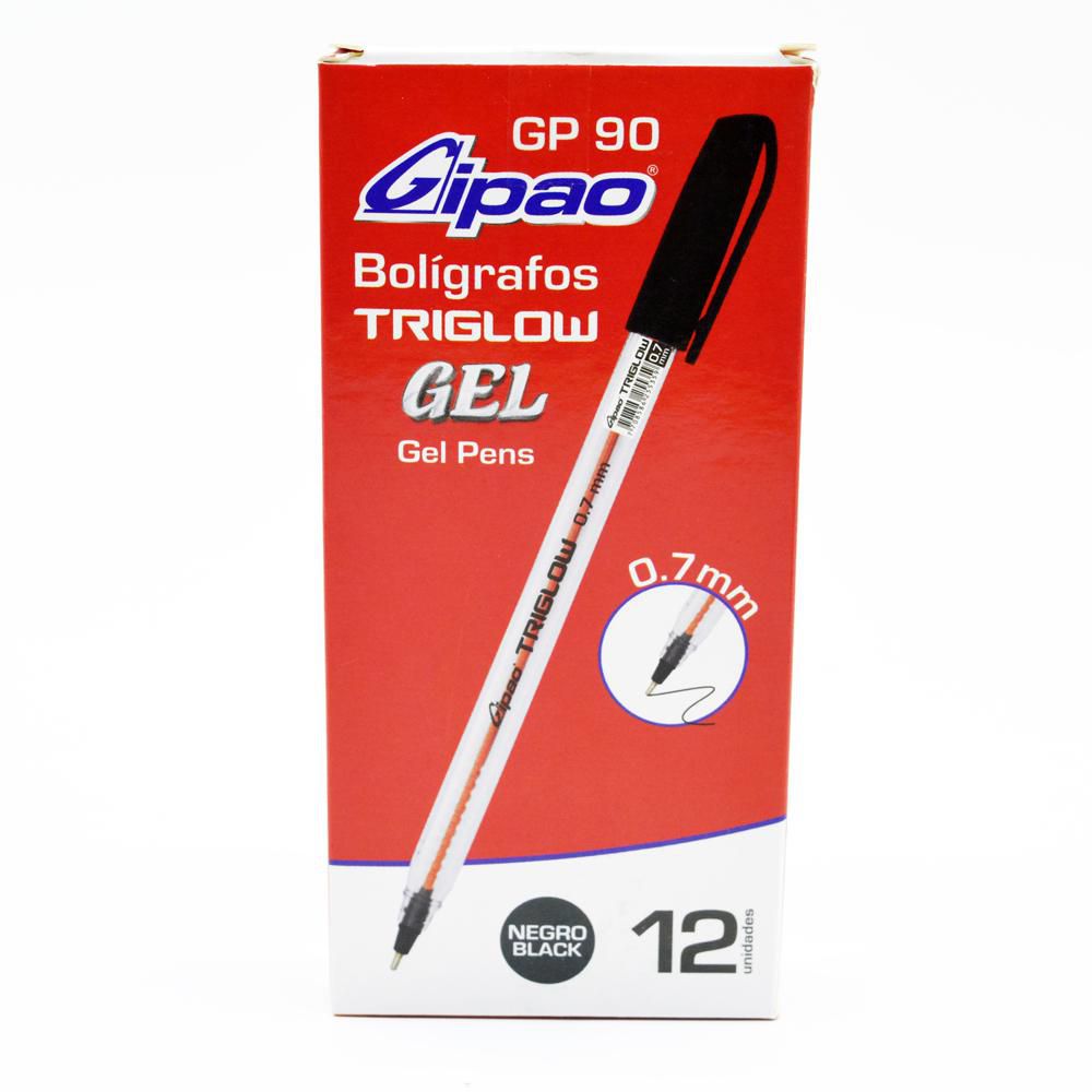 Lapicero Triglow 07 M Gp 90 Neg 100 GIPAO